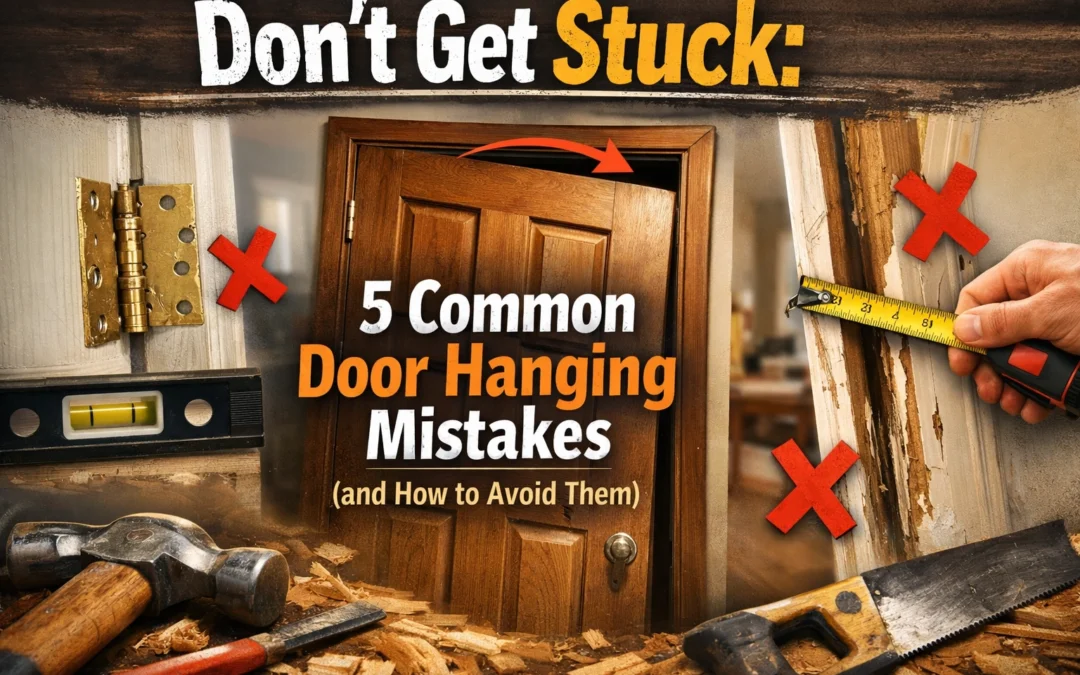 Don’t Get Stuck: 5 Common Door Hanging Mistakes (and How to Avoid Them)