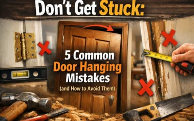 Don’t Get Stuck: 5 Common Door Hanging Mistakes (and How to Avoid Them)