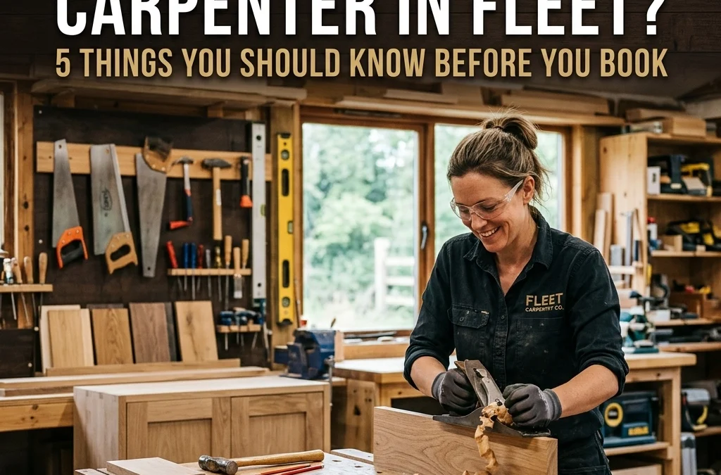 Looking for a Carpenter in Fleet? 5 Things You Should Know Before You Book