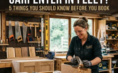 Looking for a Carpenter in Fleet? 5 Things You Should Know Before You Book